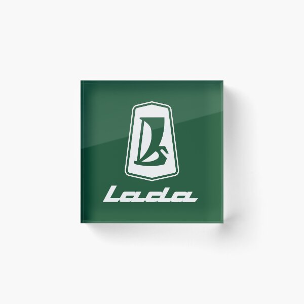 Item preview, Lada logo 1970s (white) designed and sold by VEB Ostladen.