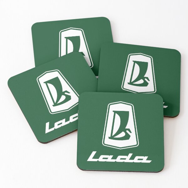 Item preview, Lada logo 1970s (white) designed and sold by VEB Ostladen.