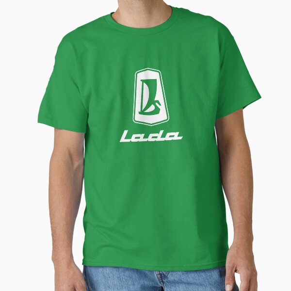 Aperçu de l'œuvre Logo Lada des années 1970 (blanc) créée et vendue par VEB Ostladen.