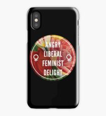 Angry Liberal Feminist Delight iPhone Case