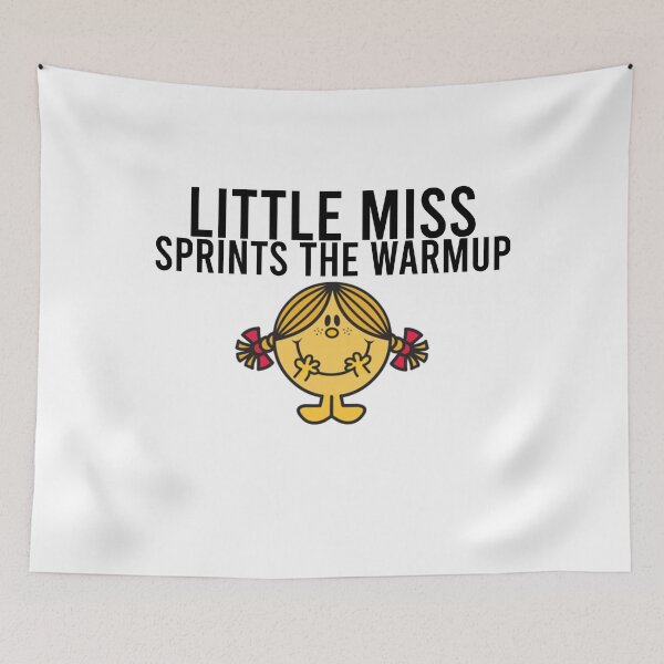 Item preview, Little Miss Sprints the Warmup designed and sold by AbbieGregory.