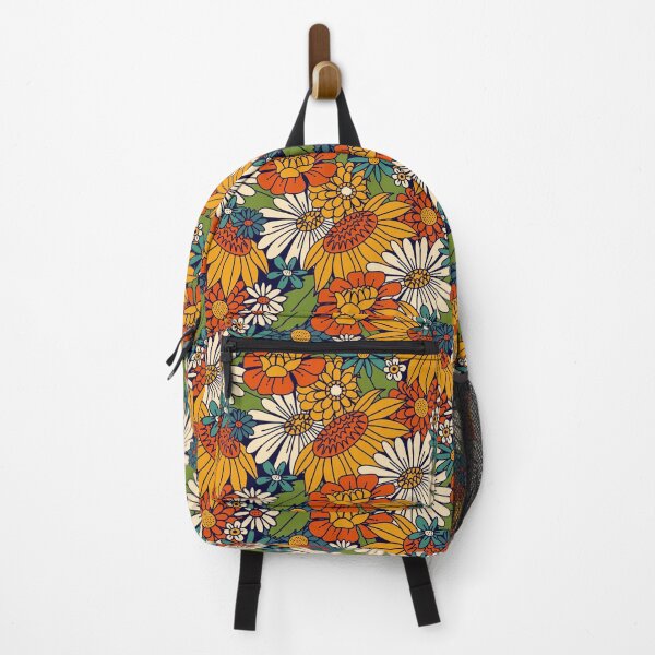 Item preview, 70s Retro Floral - Bold designed and sold by latheandquill.