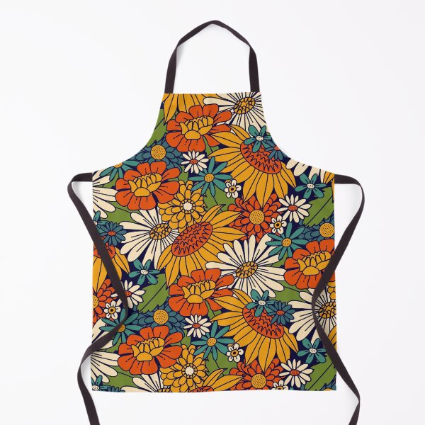 Item preview, 70s Retro Floral - Bold designed and sold by latheandquill.
