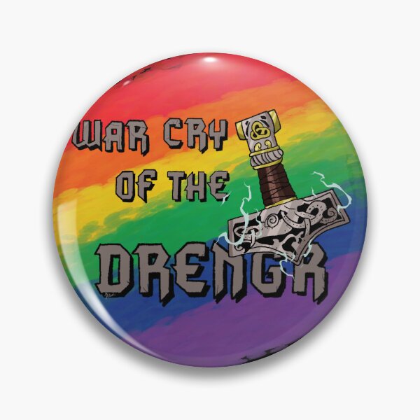 Item preview, Gay Pride Norse Mjolnir designed and sold by KaraSterki.