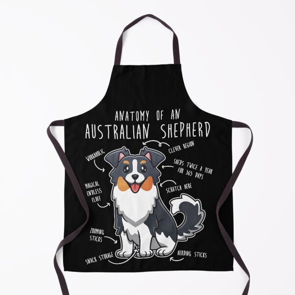 Item preview, Australian Shepherd Anatomy Tri Color designed and sold by Clara Hollins.
