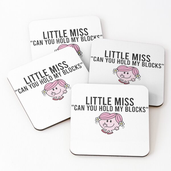 Item preview, Little Miss "Can You Hold My Blocks" designed and sold by AbbieGregory.