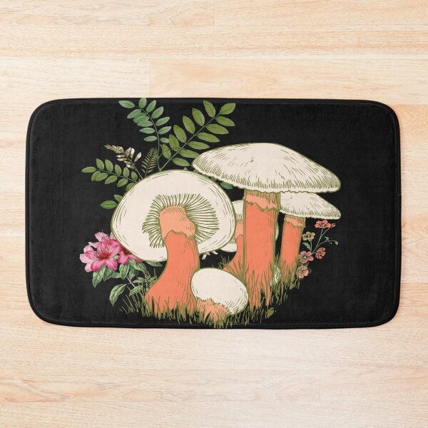 Item preview, Pink Flowers and Mushrooms designed and sold by adoredigitals.