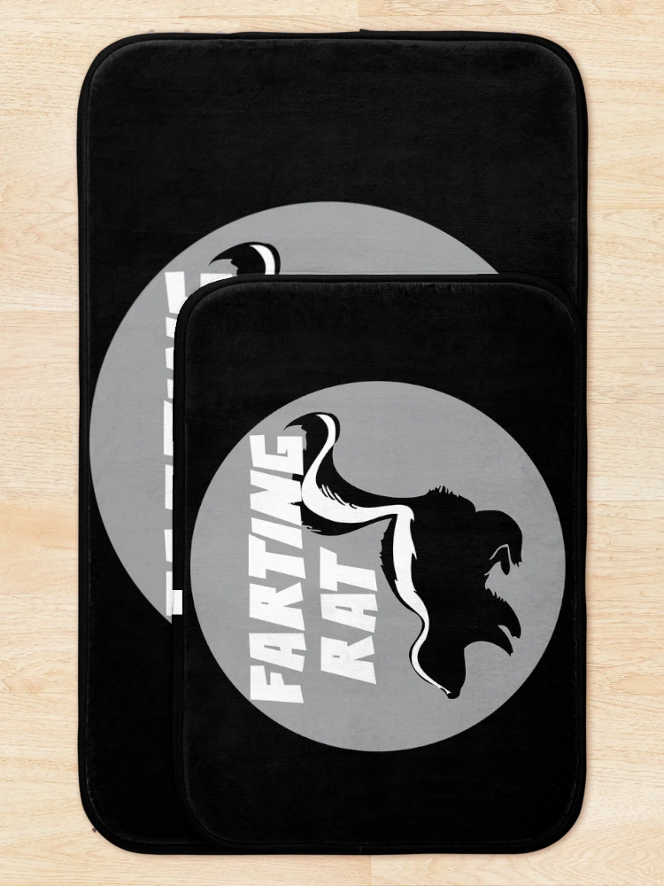 Thumbnail 5 of 6, Bath Mat, FARTING RAT designed and sold by CRINGEWORTHY TEES.