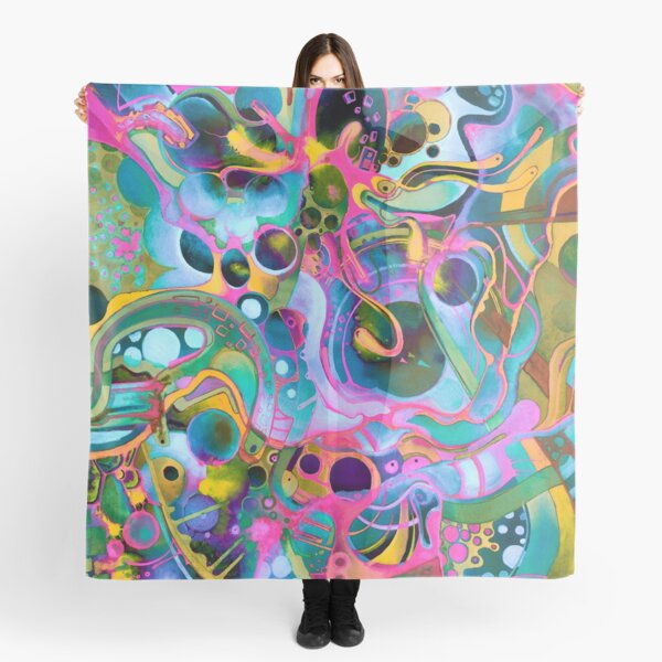 Starlight is Free (If You Live in Outer Space) - Watercolor Scarf