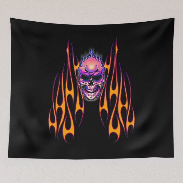Item preview, Tribal flame skull designed and sold by cfurguson.