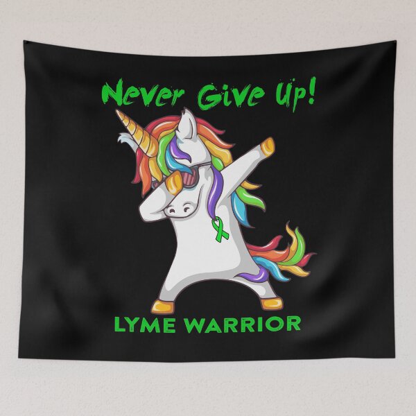 Item preview, Lyme Warrior - Never Give Up! - Support Lyme Warrior Gifts designed and sold by whlrcheryl.