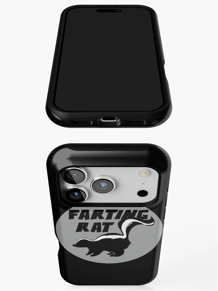 Thumbnail 3 of 4, iPhone Case, FARTING RAT designed and sold by CRINGEWORTHY TEES.