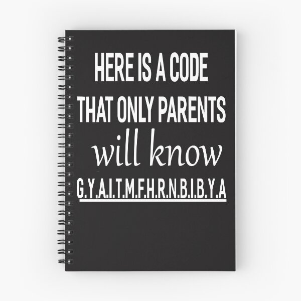 Item preview, here is a code that only parents will know designed and sold by designreb.