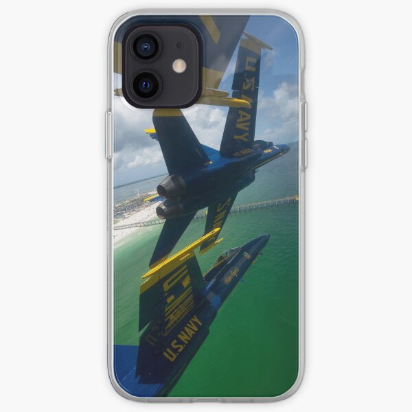 The Blue Angels perform the Diamond 360 maneuver over Florida. iPhone Soft Case