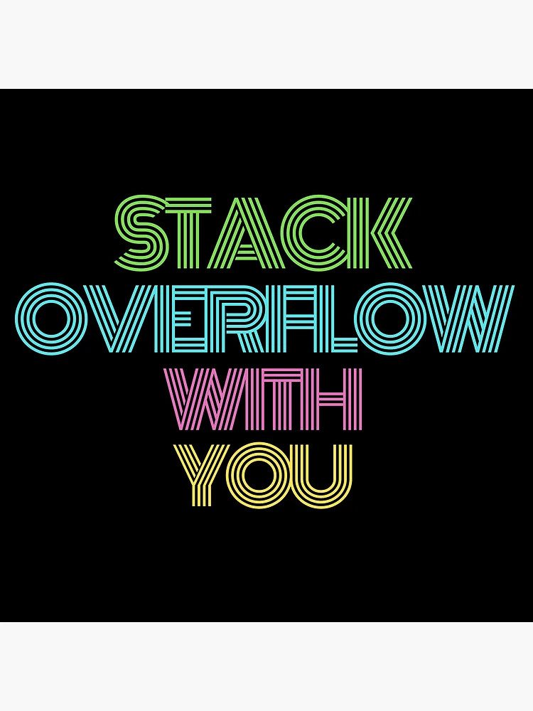 Thumbnail 4 of 4, Clock, Stack Overflow with you designed and sold by ROBOUE.