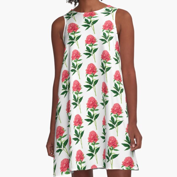 Artikel-Vorschau von Vintage botanischer Druck, Coral Pink Peony, designt und verkauft von Marymarice.