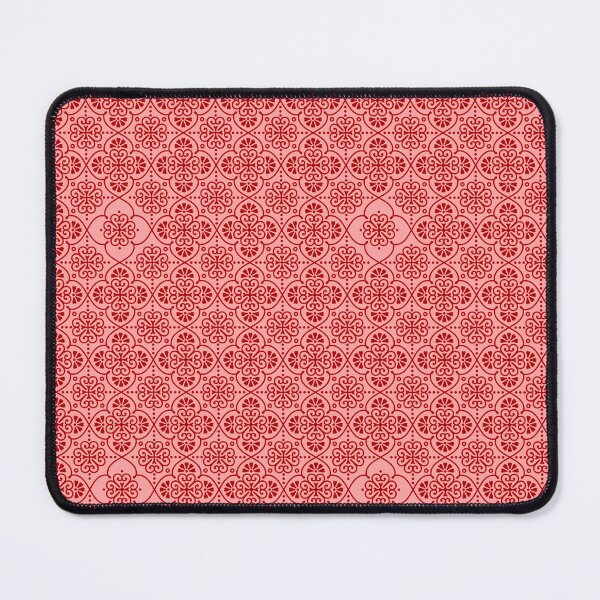 Item preview, Red Indian Flower Pattern designed and sold by Art-by-Geoff.