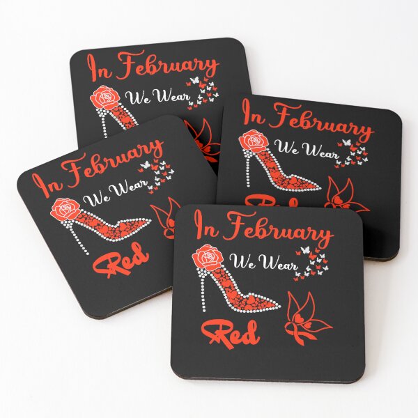 Item preview, In February We Wear Red For Heart Disease Awareness designed and sold by manzee.