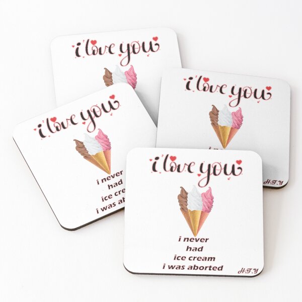 Aperçu de l'œuvre i never had ice cream i was aborted créée et vendue par Artiste_Design Shop.