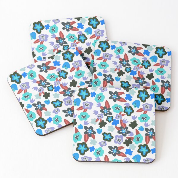 Item preview, Periwinkle blue flowers  designed and sold by SisterlyLove.