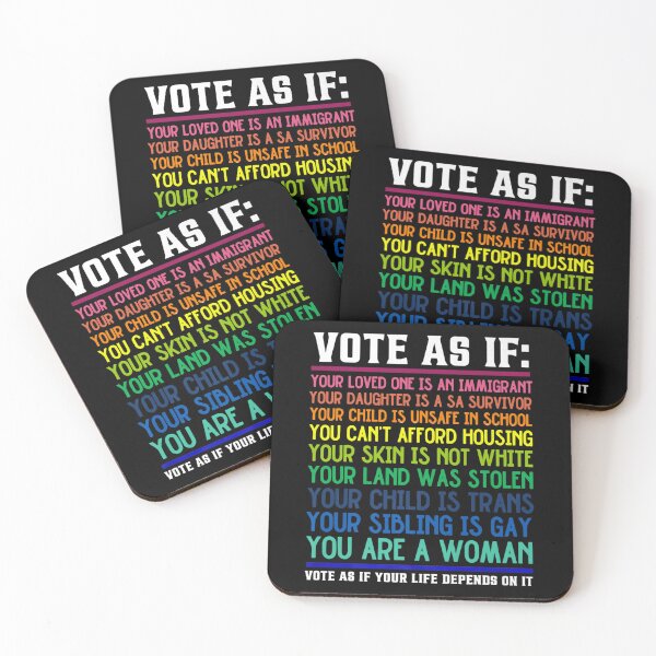 Item preview, Vote As If Your Life Depends On It Human Rights Men Women designed and sold by gronthik.
