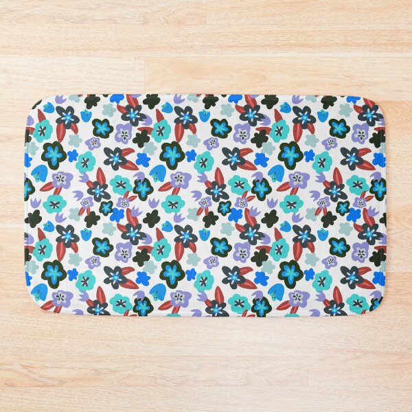 Item preview, Periwinkle blue flowers  designed and sold by SisterlyLove.