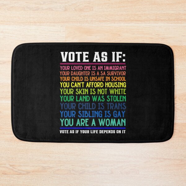 Item preview, Vote As If Your Life Depends On It Human Rights Men Women designed and sold by gronthik.