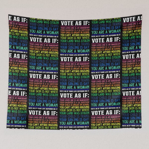 Item preview, Vote As If Your Life Depends On It Human Rights Men Women designed and sold by gronthik.