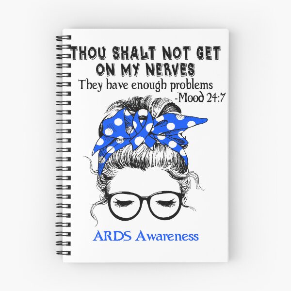 Item preview, ARDS Awareness - Thou Shalt Not Get On My Nerves They Have Enough Problems - Mood 24:7 designed and sold by Robbsyn.