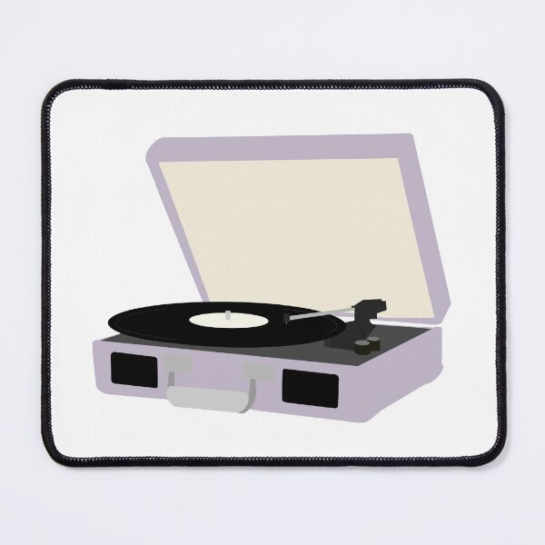 Item preview, purple record player designed and sold by Andie  Hales.