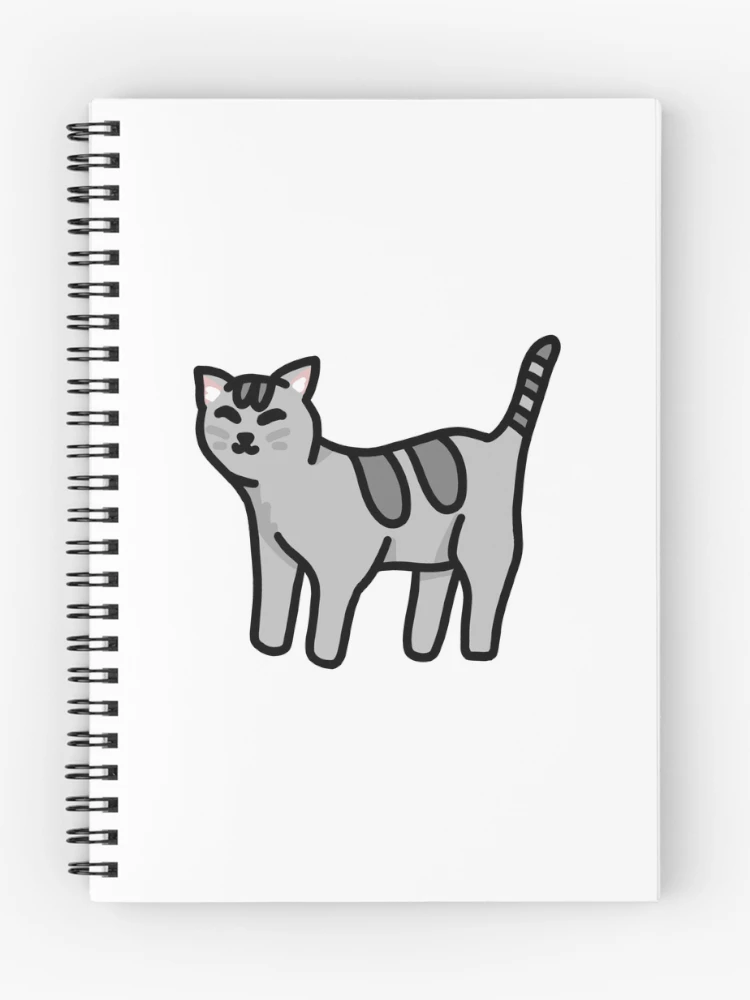 Thumbnail 1 of 3, Journal, Grey Cat designed and sold by Reeseworks.