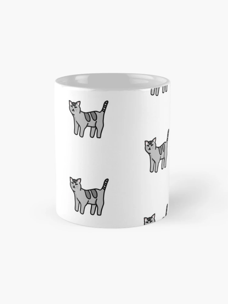 Thumbnail 4 of 6, Coffee Mug, Grey Cat designed and sold by Reeseworks.