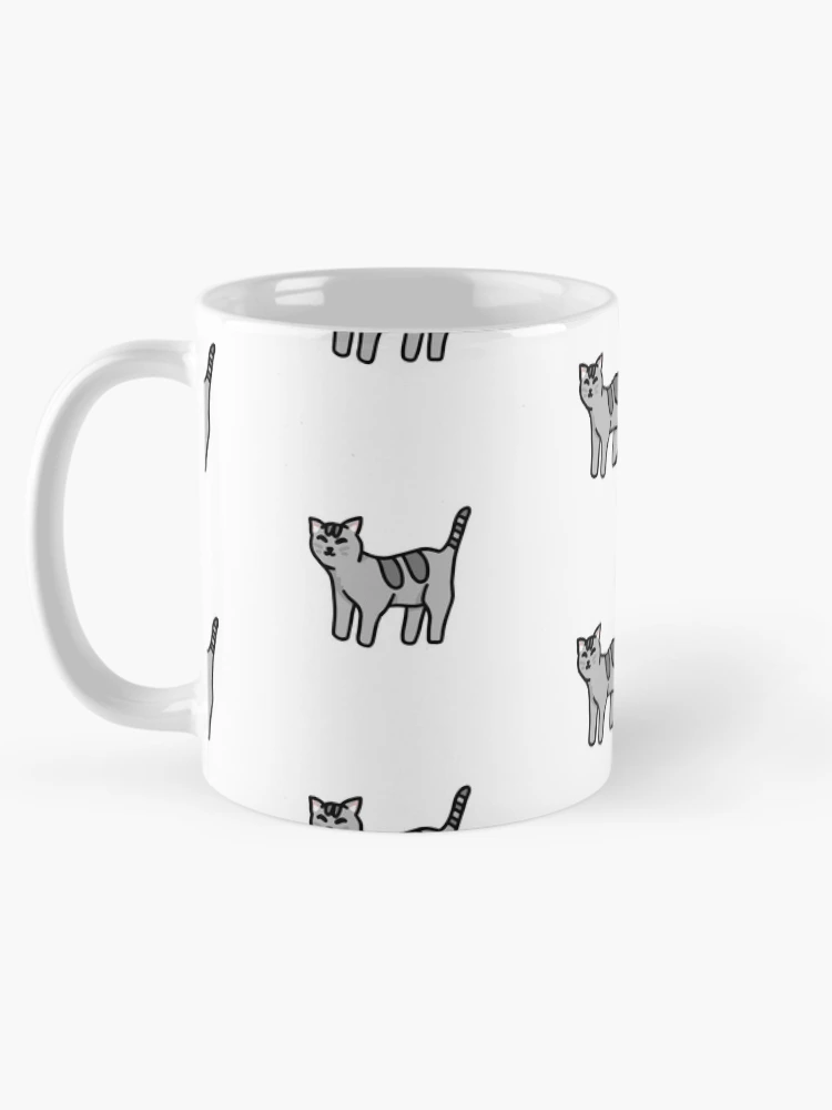 Thumbnail 5 of 6, Coffee Mug, Grey Cat designed and sold by Reeseworks.