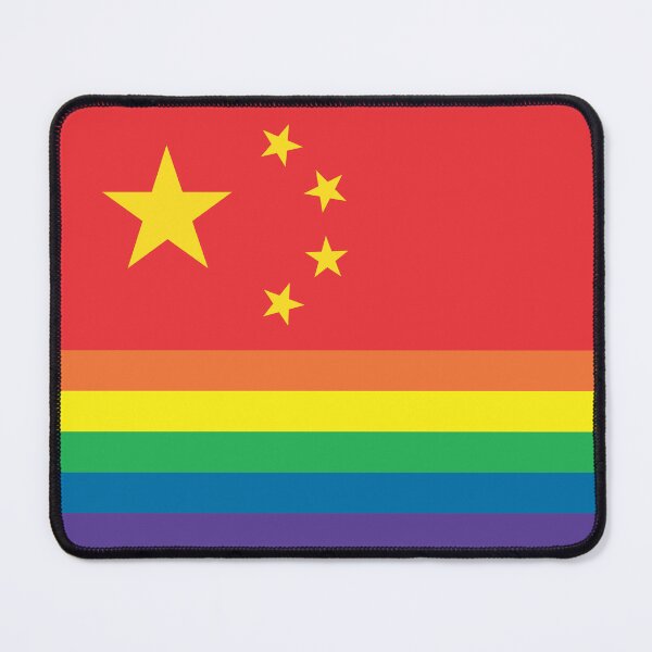 Item preview, China LGBT Pride Flag designed and sold by putaflagonit.