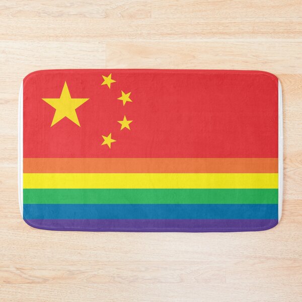 Item preview, China LGBT Pride Flag designed and sold by putaflagonit.