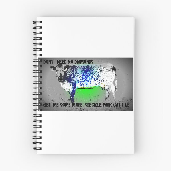 Item preview, SPECKLE PARK CATTLE , DONT NEED NO DIAMONDS !  designed and sold by Opalbluerose.