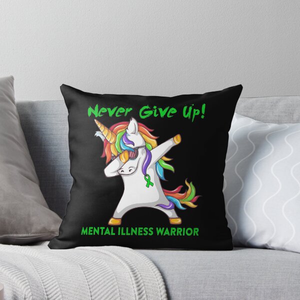 Item preview, Mental Illness Warrior - Never Give Up! - Support Mental Illness Warrior Gifts designed and sold by whlrcheryl.