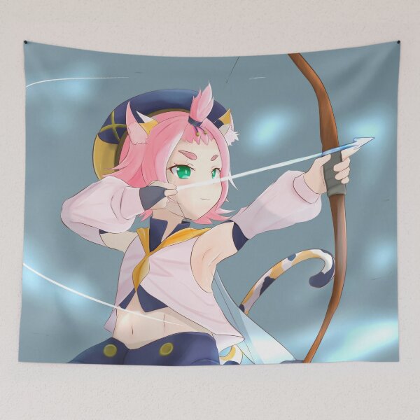 Item preview, Diona Genshin Impact Painting Art designed and sold by zeleline.