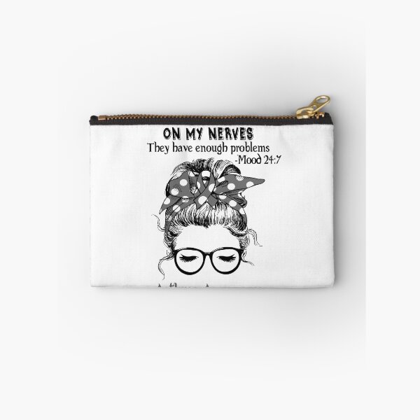 Item preview, Asthma Awareness - Thou Shalt Not Get On My Nerves They Have Enough Problems - Mood 24:7 designed and sold by Robbsyn.