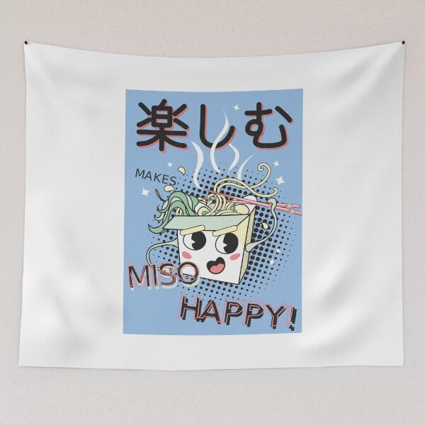 Item preview, Kawaii Miso Happy Asian Homage designed and sold by CreativeCranium.