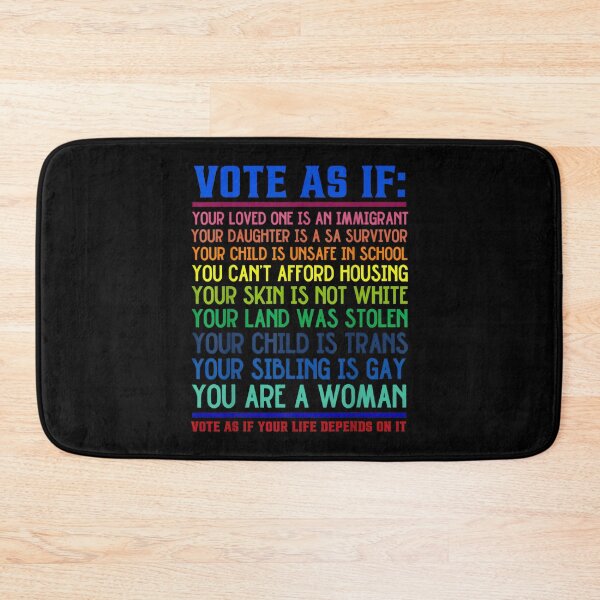 Item preview, Vote As If Your Life Depends On It Human Rights designed and sold by gronthik.