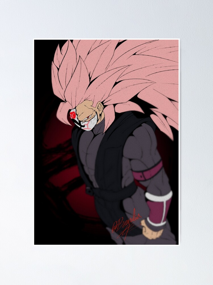 Goku Black Rose Super Saiyan 4 Poster for Sale by reelanimedragon