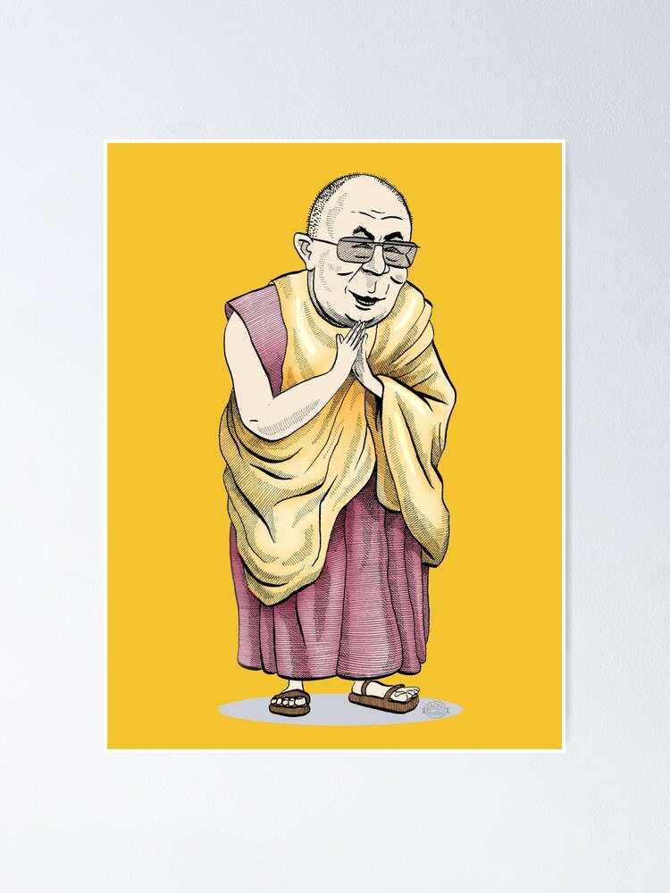 Alternate view of Dalai-Lama Poster