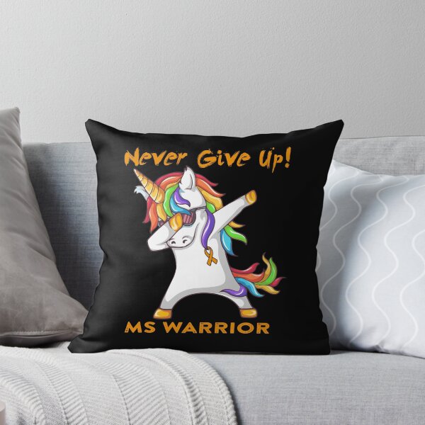 Item preview, MS Warrior - Never Give Up! - Support MS Warrior Gifts designed and sold by whlrcheryl.