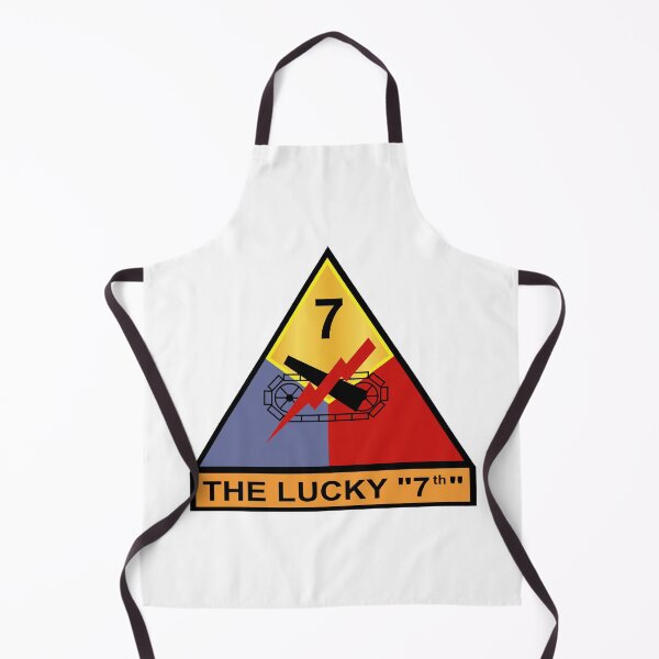 Item preview, Army - 7th Armored Division - The Lucky 7 wo Txt designed and sold by Military Insignia Products.