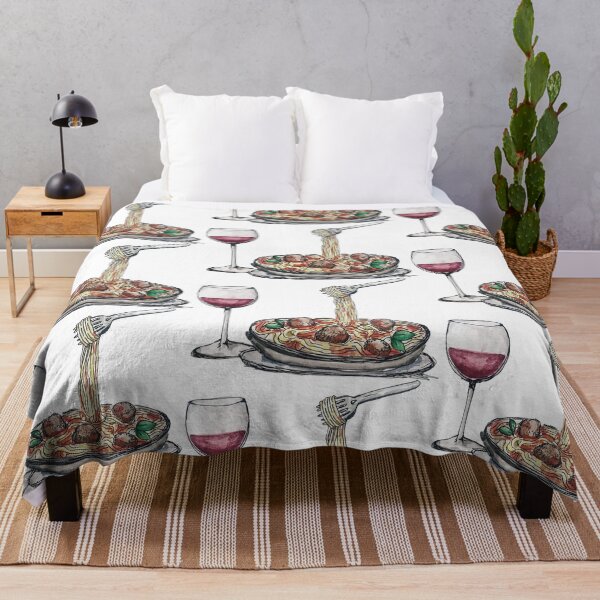 Item preview, Watercolor Wine and Spaghetti Design designed and sold by EAMulderrig.