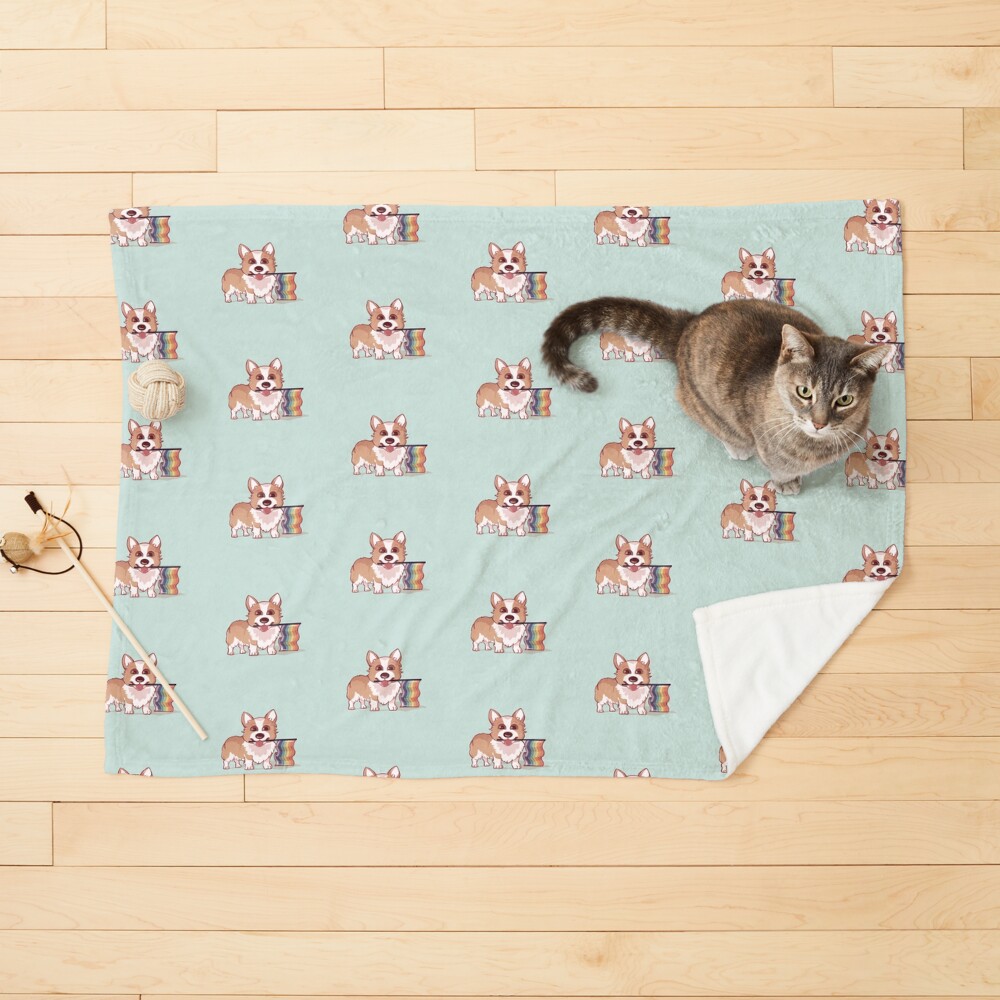 Pride Corgi Pet Blanket