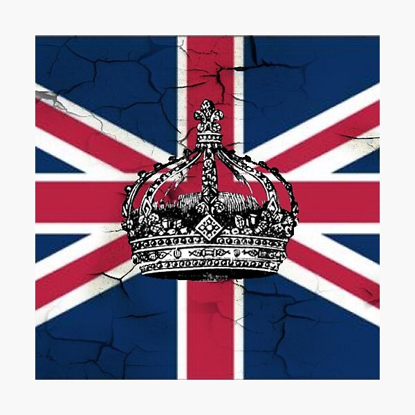 1980s dark academia British union jack flag jubilee vintage