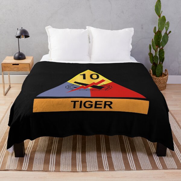 Item preview, Army - 10th Armored Division - Tiger wo Txt designed and sold by Military Insignia Products.