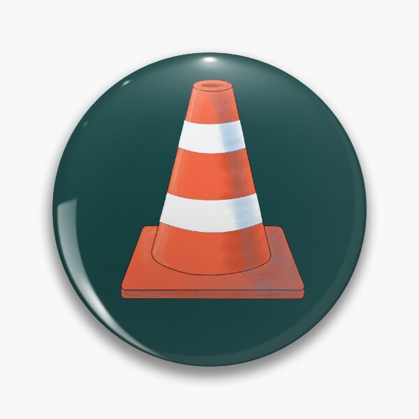 Item preview, Cute orange and white Safety Cone. designed and sold by StephJChild.